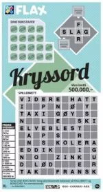 kryssordflax blå