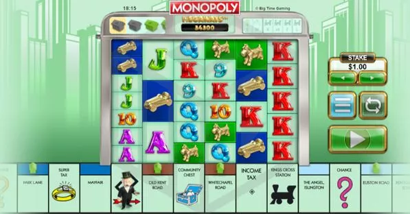monopoly megaways spiller
