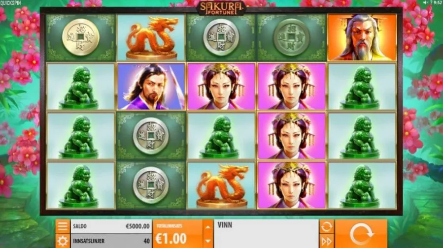 sakura fortune spilleautomat