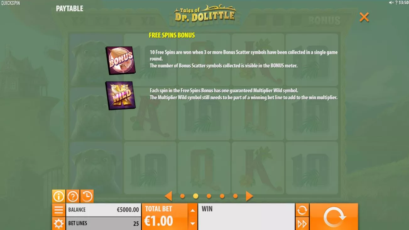 tales of dr doolittle - free spins